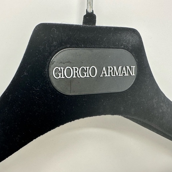 Authentic Black Velvet Giorgio Armani Suit Hanger - Picture 2 of 3